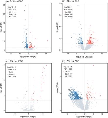 Comparative transcriptome analysis of low- and high-latitude populations of Charybdis japonica under temperature stress